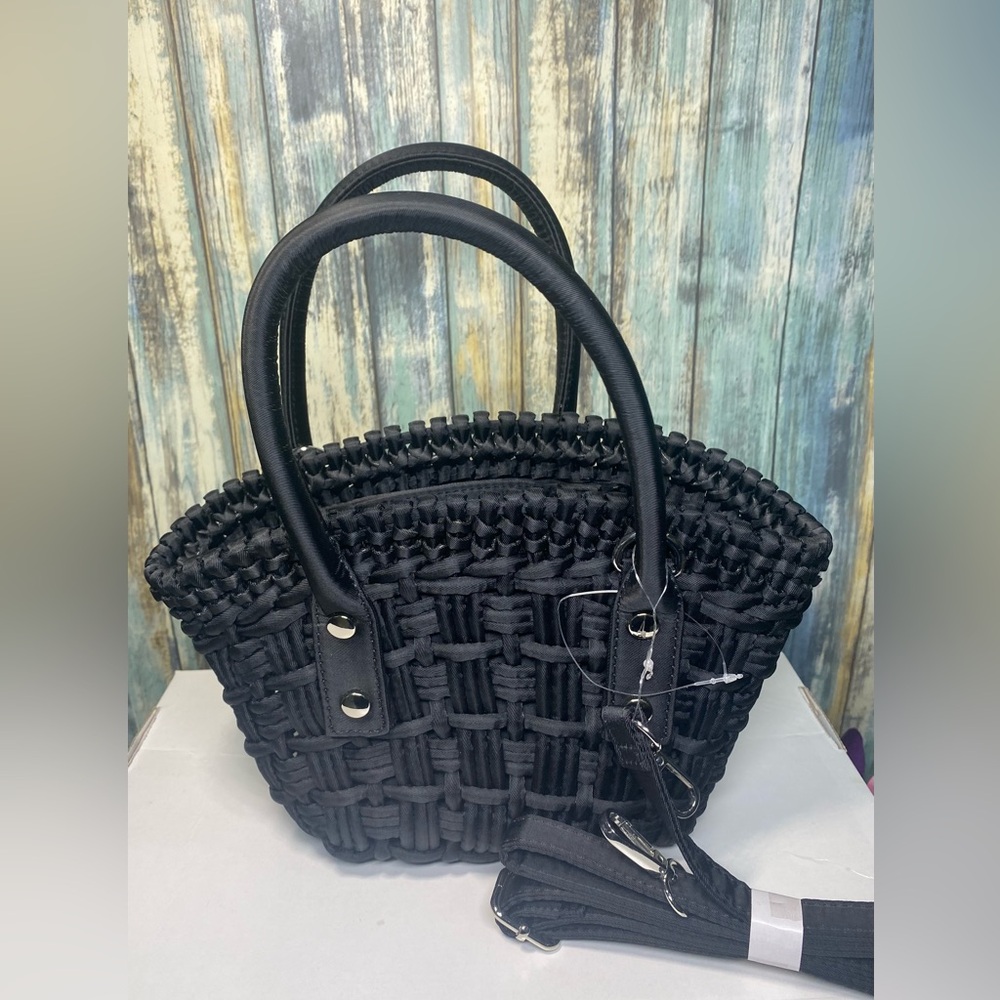 URBAN OUTFITTERS WOVEN FAN TOTE BAG - Picture 3 of 6